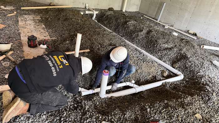 Borels Plumbing new construction