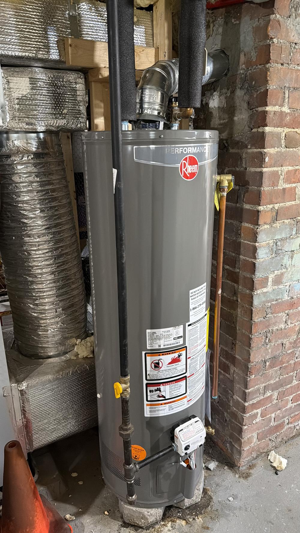 Two water heater installations